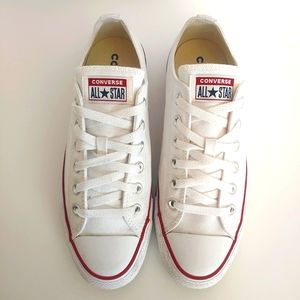 CONVERSE/Low Top Chuck Taylor All Star Classic Canvas Shoes/White/Women 9(Men 7)